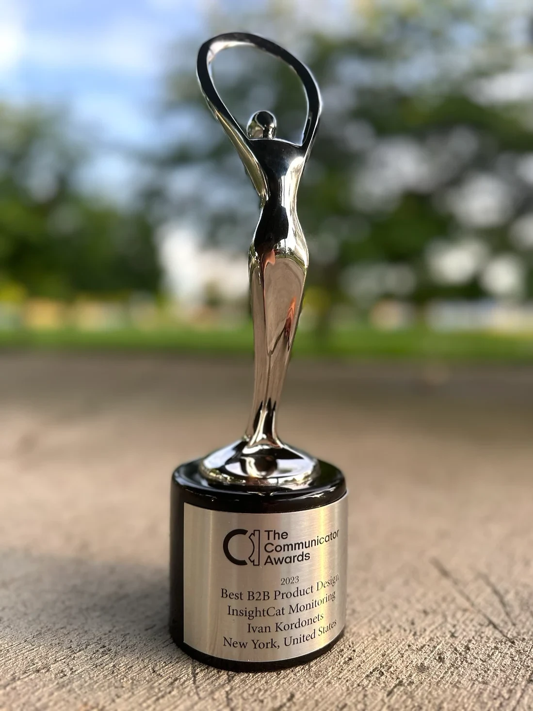 Communicator award trophy